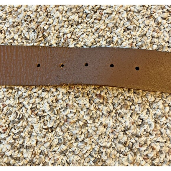 Lucky Brand Womens Genuine Leather Belt Size XS 30" Brown Floral Western Boho - Picture 8 of 12
